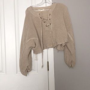 Cropped sweater